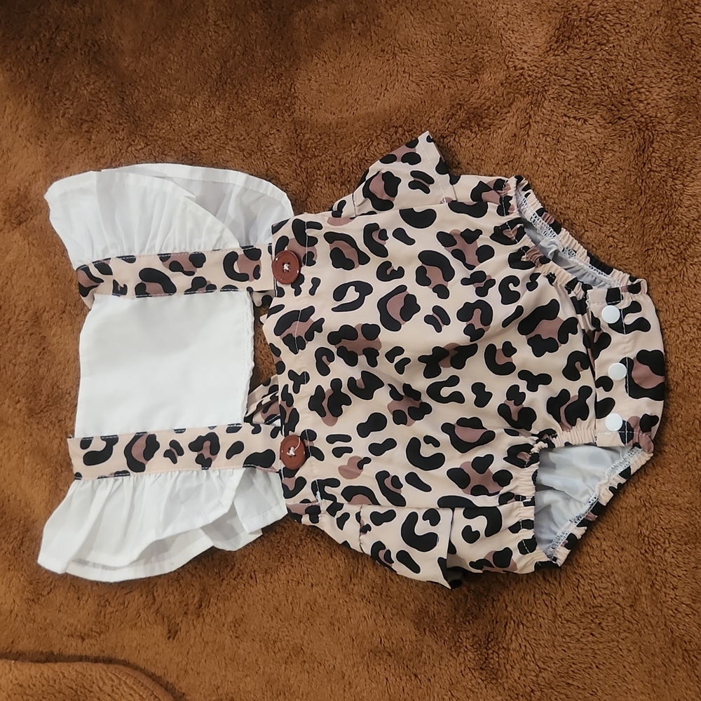Leopard romper